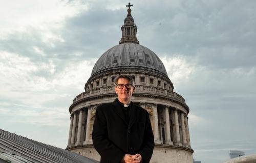 The new Dean of St Paul's, the Very Reverend Andrew Tremlett