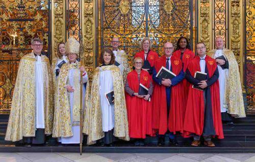 New Chapter members installed at St Paul's Cathedral in 2023.