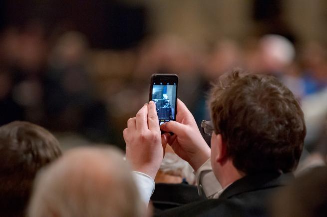 adult learnings events audience phone social media