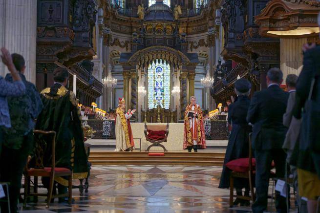 Installation of Dean of St Paul's the Very Revd Andrew Tremlett