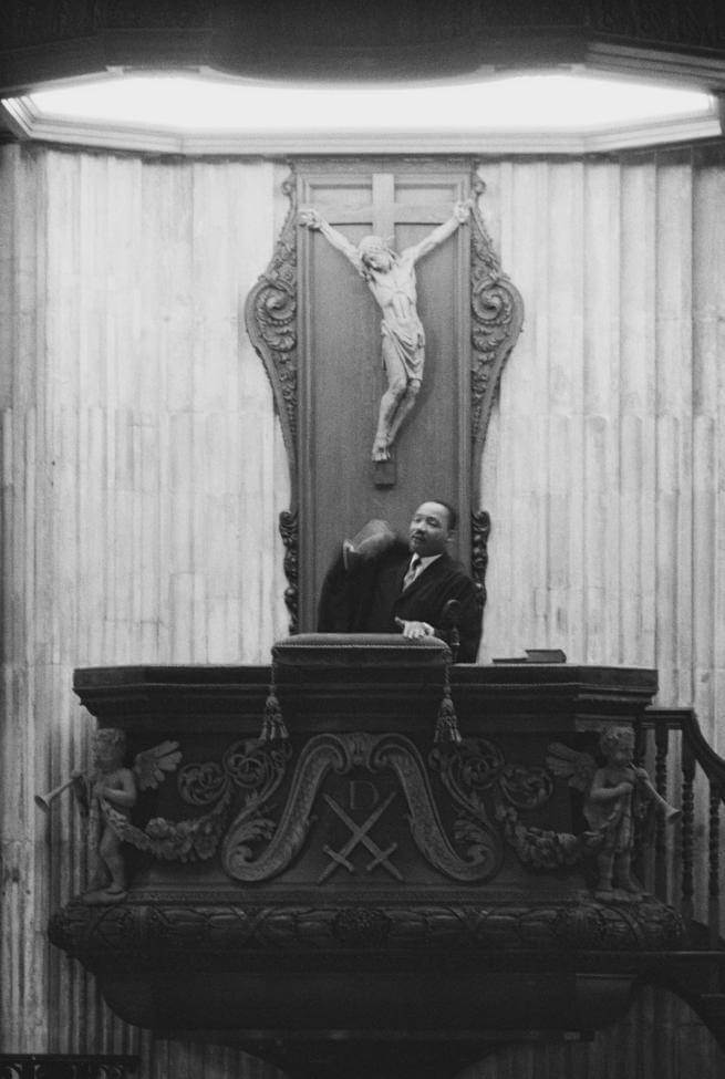 Martin Luther King preaching at St Paul's Cathedral