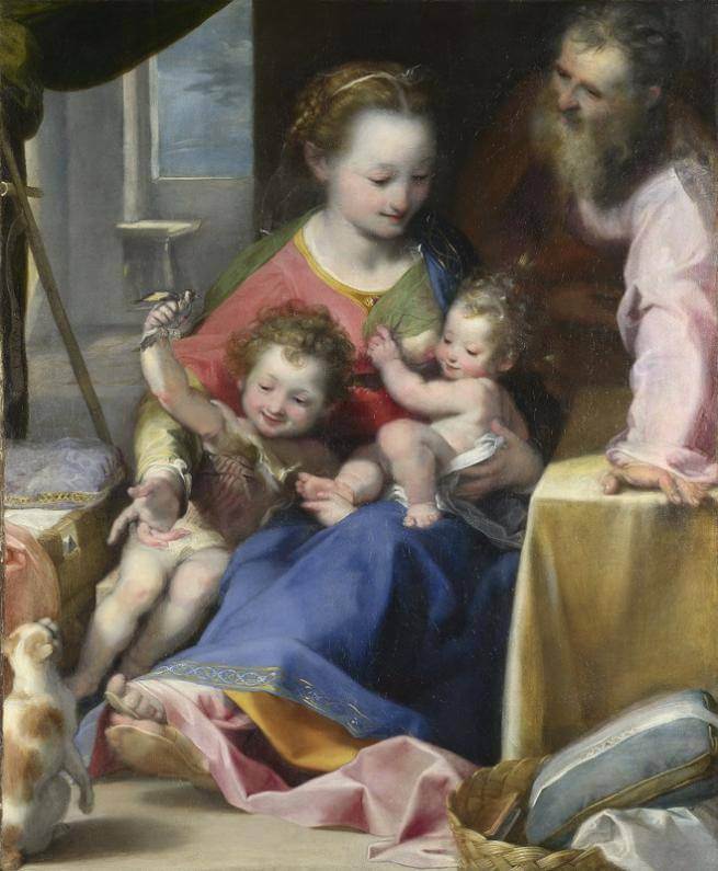 An image of Federico Barocci’s Madonna del Gatto 