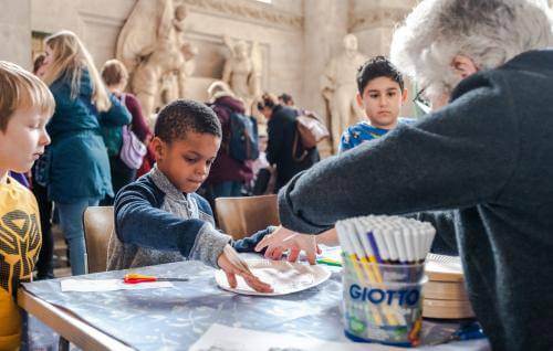 children messy cathedral school activity arts crafts