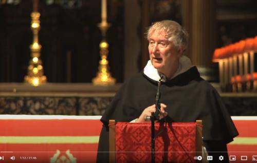 Timothy Radcliffe preaching at St Paul's Cathedral