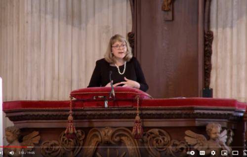 Diana Butler Bass preaching at St Paul's Cathedral