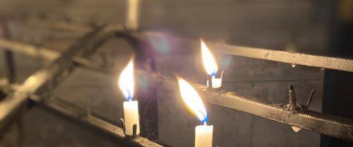 candle stand for prayer worship